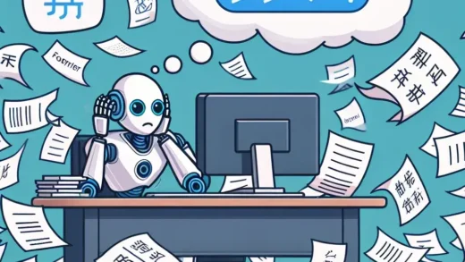 Alt text: "Imagem ilustrativa do artigo 'A Pior Carta de Emprego de Todas', destacando uma representação visual de uma carta de emprego mal traduzida, simbolizando falhas da inteligência artificial na comunicação e interpretação."